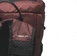 E-Pack + Stow And Go Blanket (Maroon)
